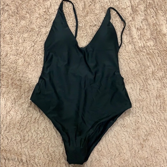 Padded One Piece Swimsuit - Black M & L - Picture 1 of 3